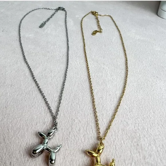 Dog Pendant Necklace Balloon Dog Necklace for Dog Lovers - Picture 8 of 8